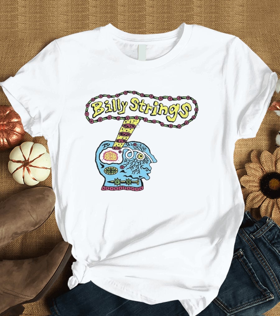 Billy Strings Fall 2026 Merchandise Head Lanceleee Psychedelic Brain T-Shirt