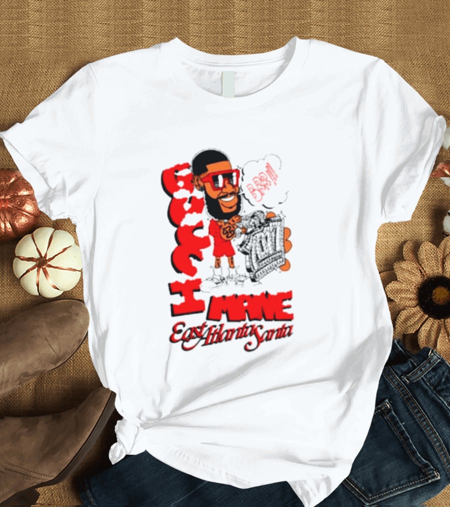 Gucci Mane Brr East Atlanta Santa Christmas T-Shirt