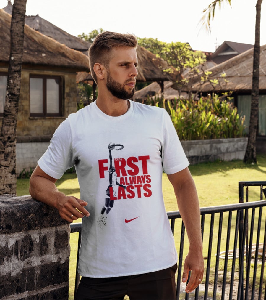 First Always Lasts Basketball Dunk Player Nike Sports T-Shirt