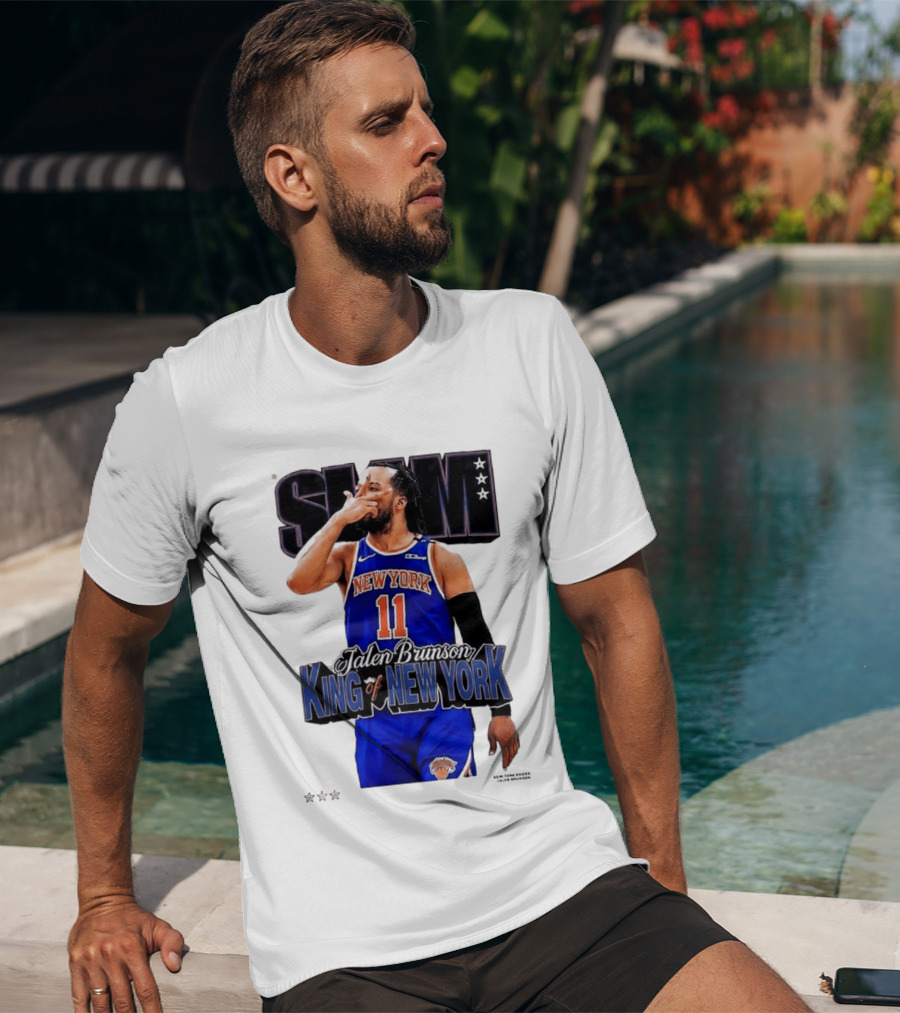 SLAM Magazine Jalen Brunson King Of New York Basketball 11 T-Shirt