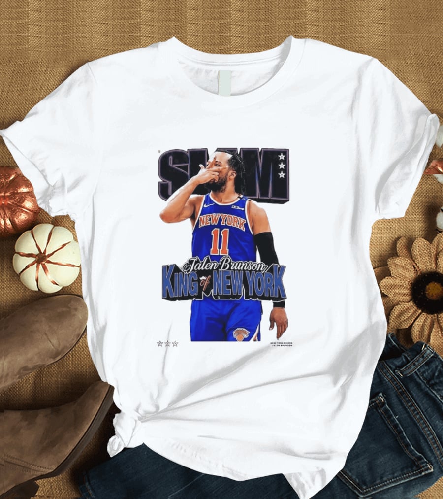 SLAM Magazine Jalen Brunson King Of New York Basketball 11 T-Shirt