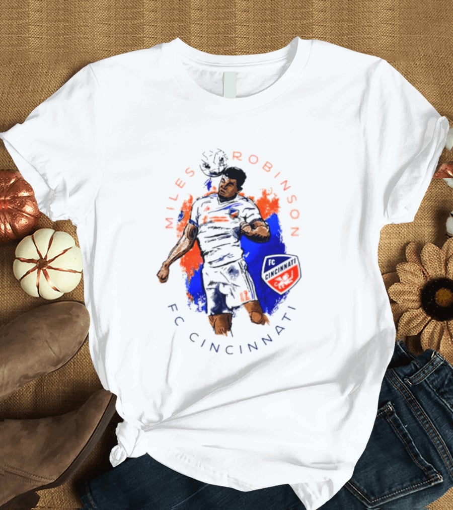 Miles Robinson FC Cincinnati Player Make Your Mark T-Shirt