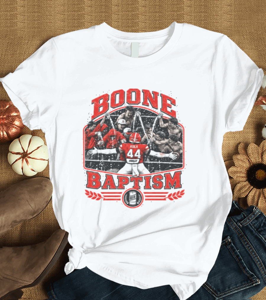 OSU Cowboy Football Boone Baptism Kola 44 T-Shirt