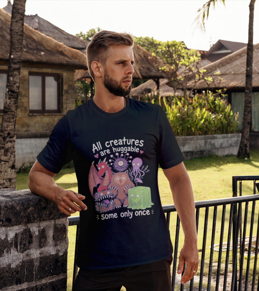 Dungeons & Dragons Creatures Huggable Once Cute Monster T-Shirt