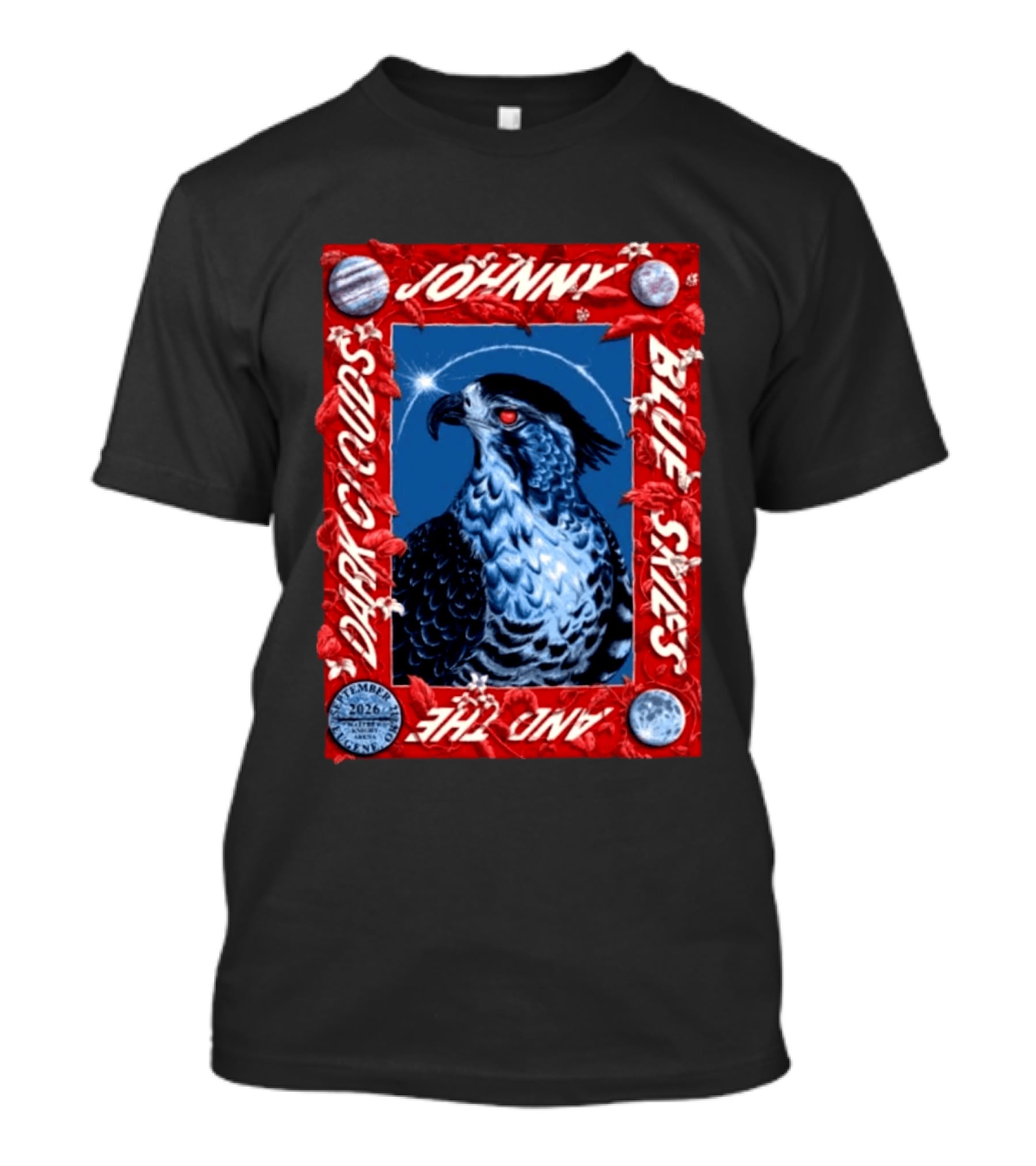 Johnny Blue Skies And The Dark Clouds Matthew Knight Arena Eugene OR September 21 2026 T-Shirt