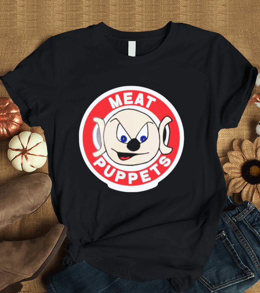 Meat Puppets Alternative Rock Merchandise Iconic Cartoon T-Shirt