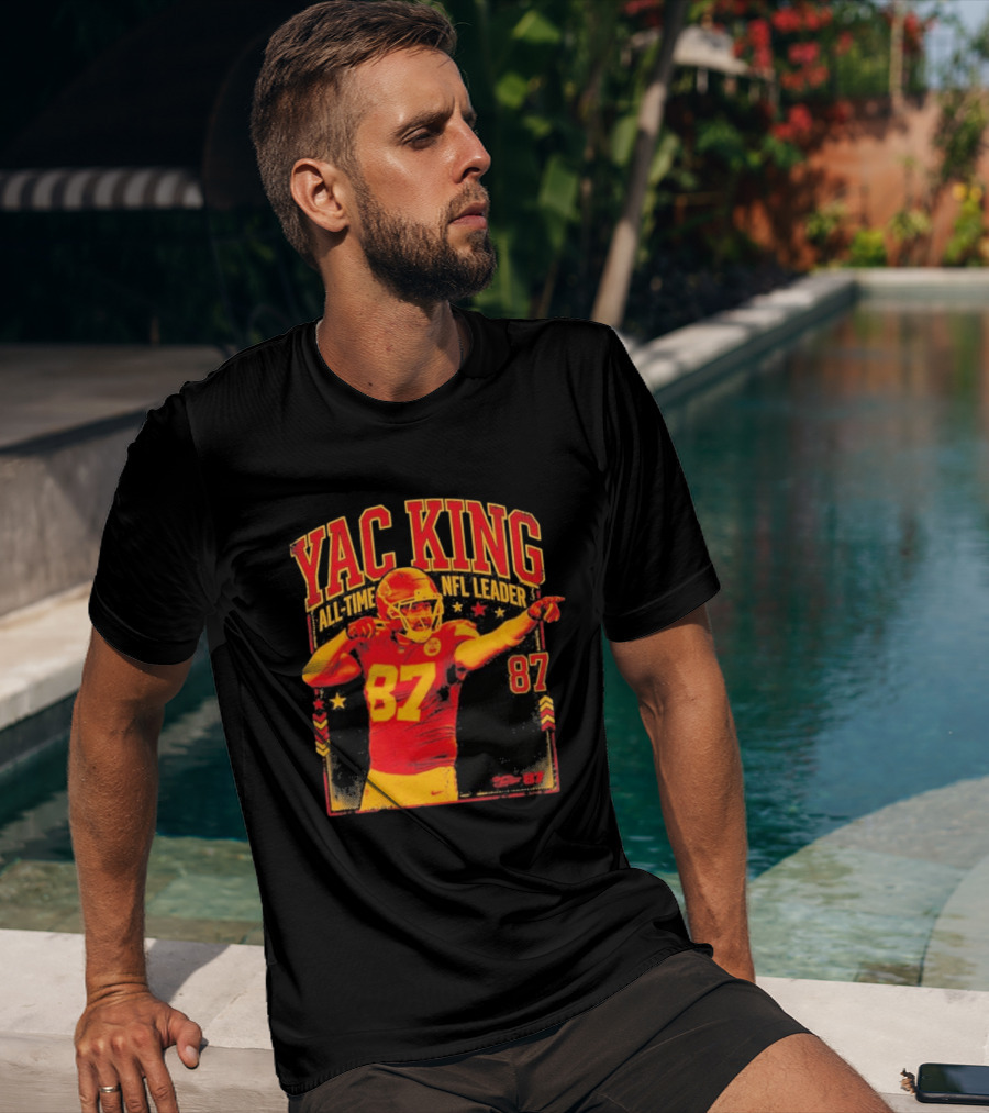 YAC King #87 All Time NFL Leader T-Shirt