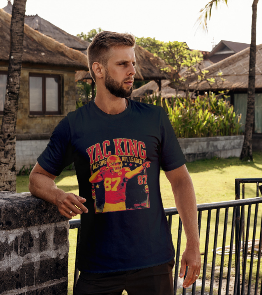 YAC King #87 All Time NFL Leader T-Shirt