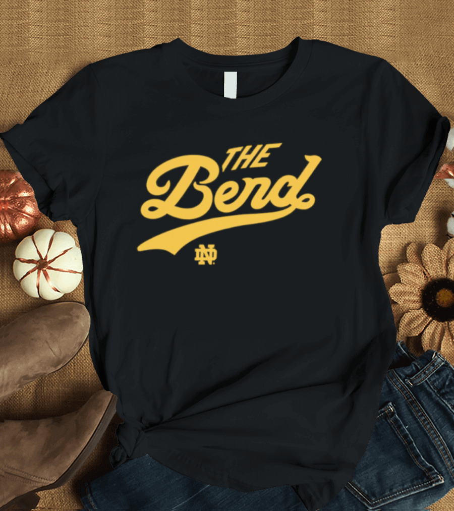 Notre Dame Fighting Irish The Bend Vintage Style Fan T-Shirt