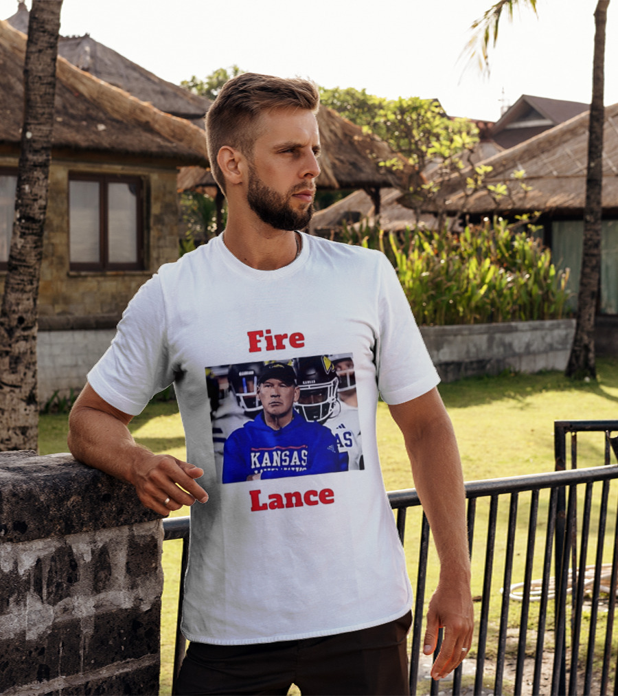 Fire Lance Kansas Jayhawks Football Coach Kansas T-Shirt