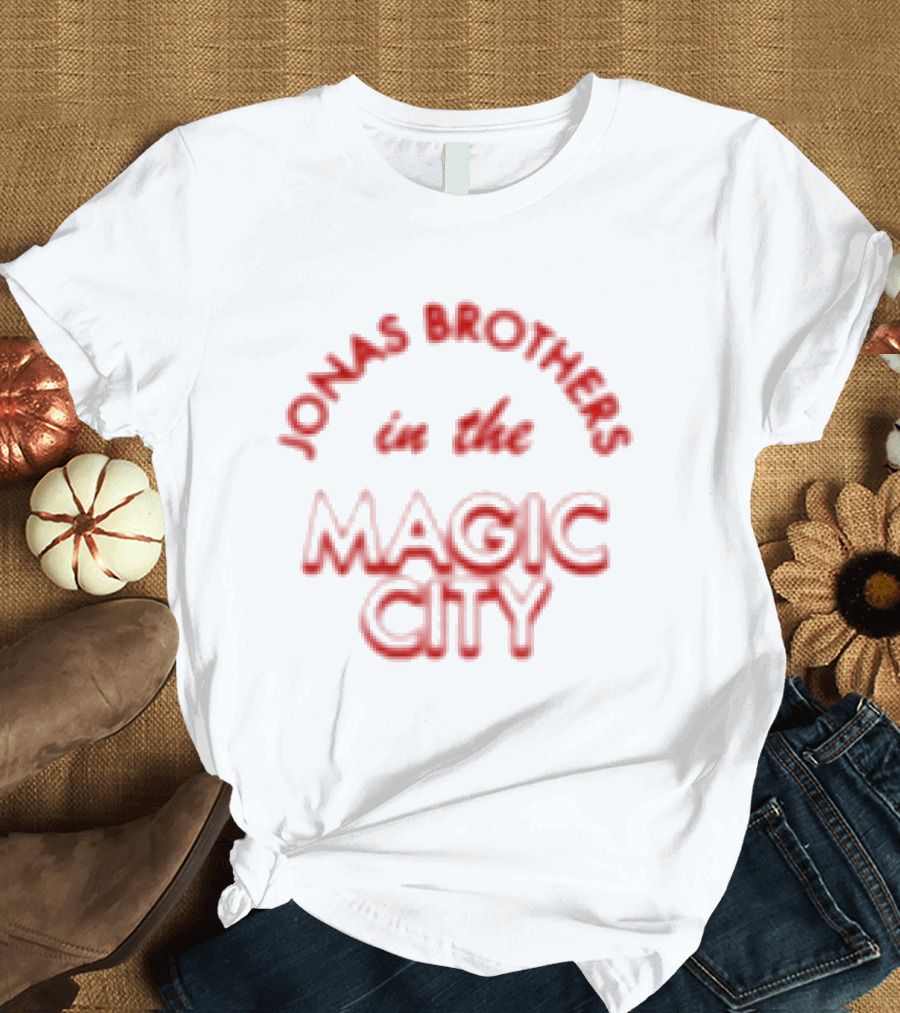 Jonas Brothers Burning Up In The Magic City Birmingham AL T-Shirt