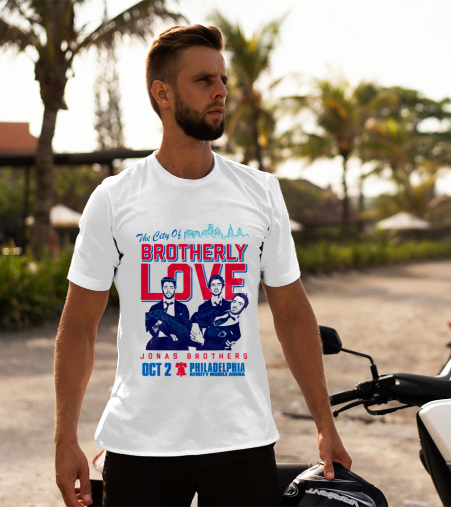 Jonas Brothers The City Of Brotherly Love Philadelphia Oct 7 Xfinity Live Arena T-Shirt