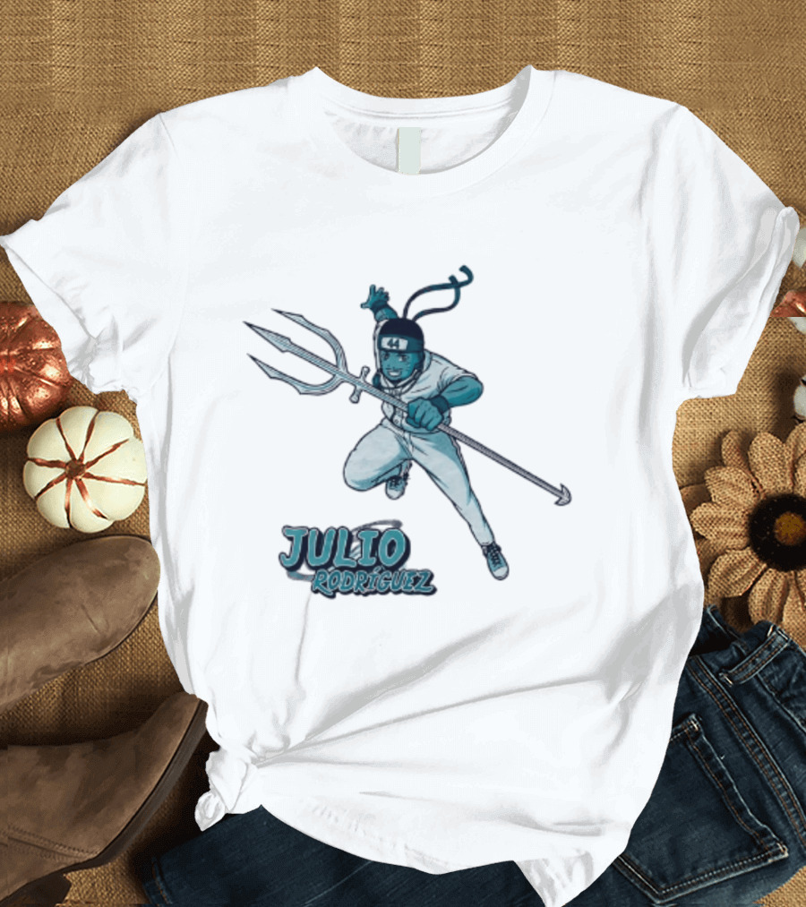 Seattle Mariners Julio Rodríguez Anime Ninja T-Shirt