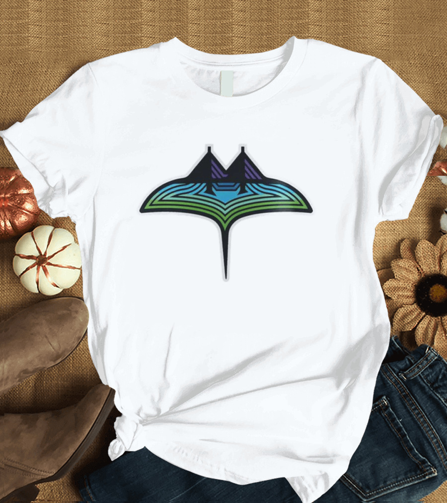 Tampa Bay Rays 2026 MLB Road Uniform Custom Gray Baseball Jersey Manta Ray T-Shirt