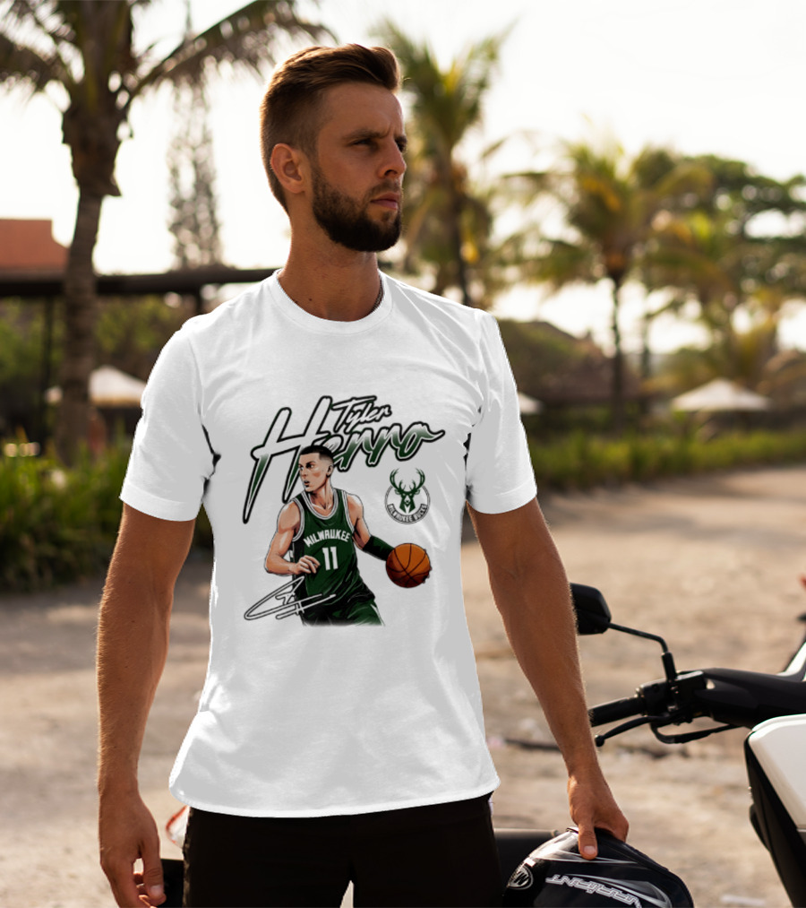 Tyler Herro Milwaukee Bucks Number 11 Basketball Player T-Shirt