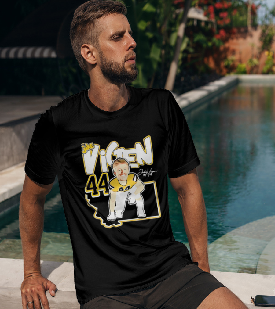 Jake Vigen 44 Montana State Bobcats Player 2026 Caricature T-Shirt