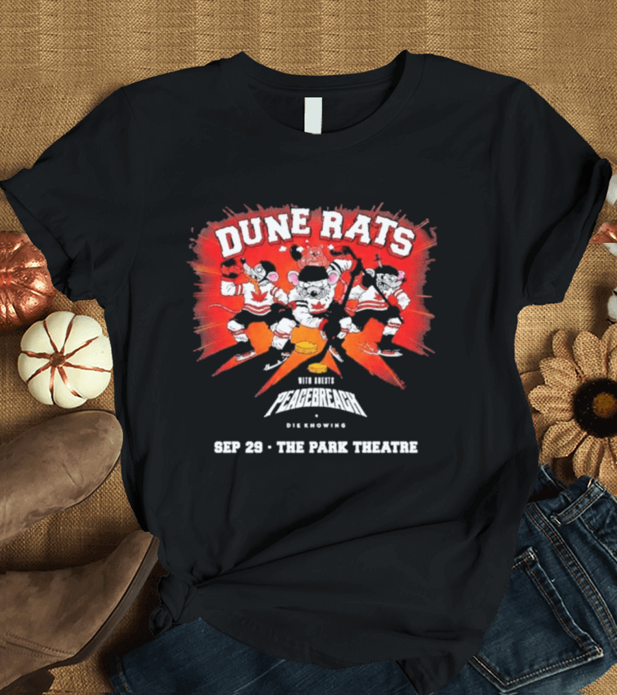 Dune Rats Winnipeg Manitoba The Park Theatre Sep 29 Big Krowdux Canadian Hockey T-Shirt