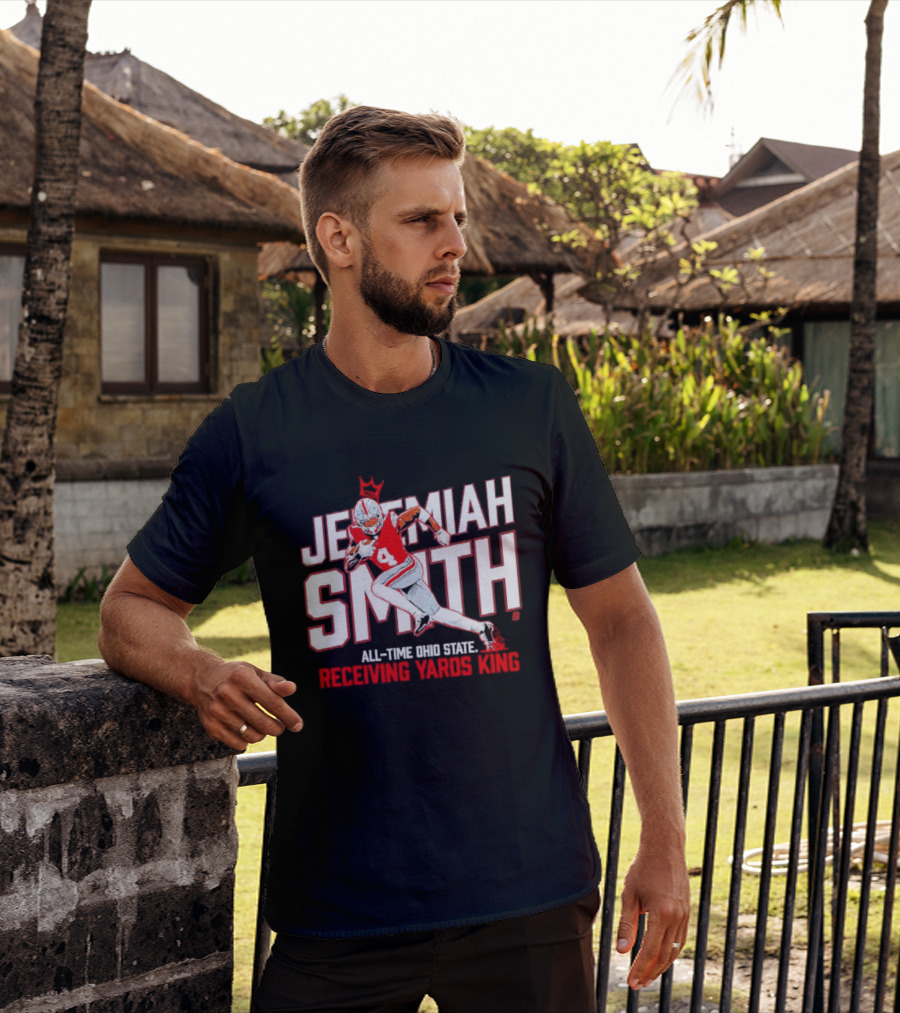Jeremiah Smith All Time Ohio State Receiving Yards King Football Glory T-Shirt