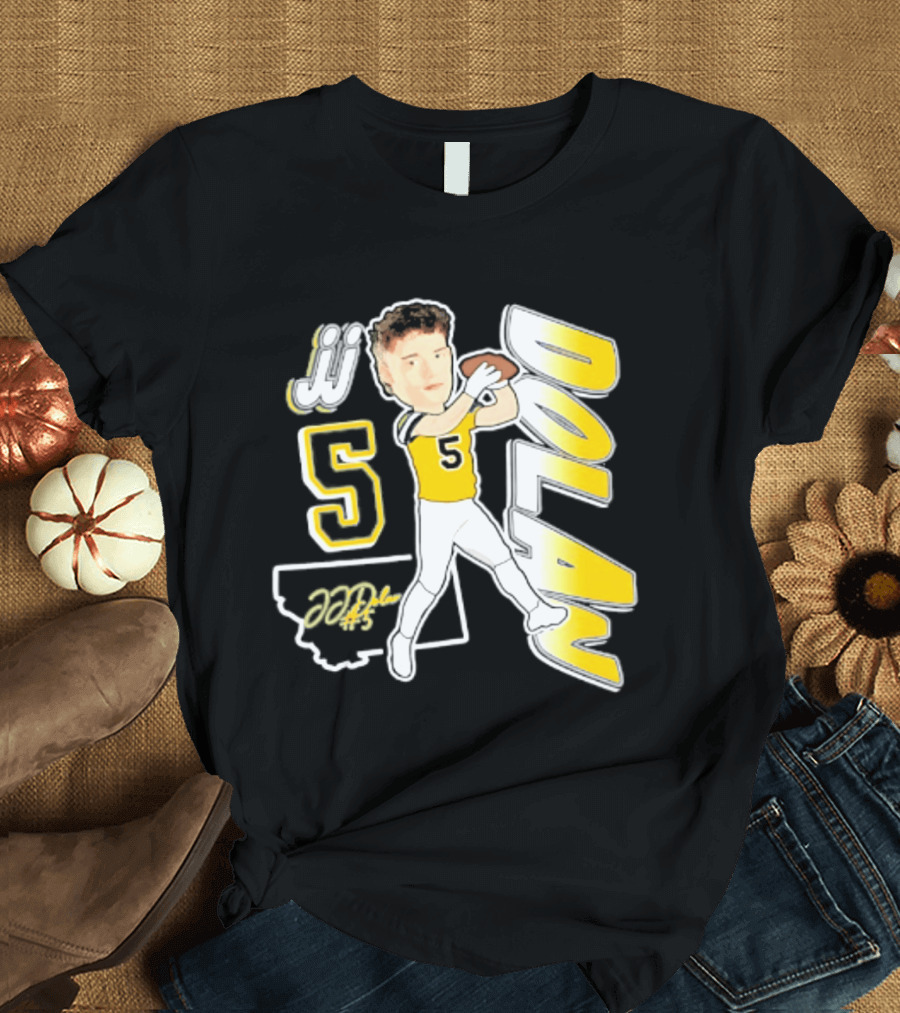 JJ Dolan Montana State Bobcats Player 2026 Caricature T-Shirt