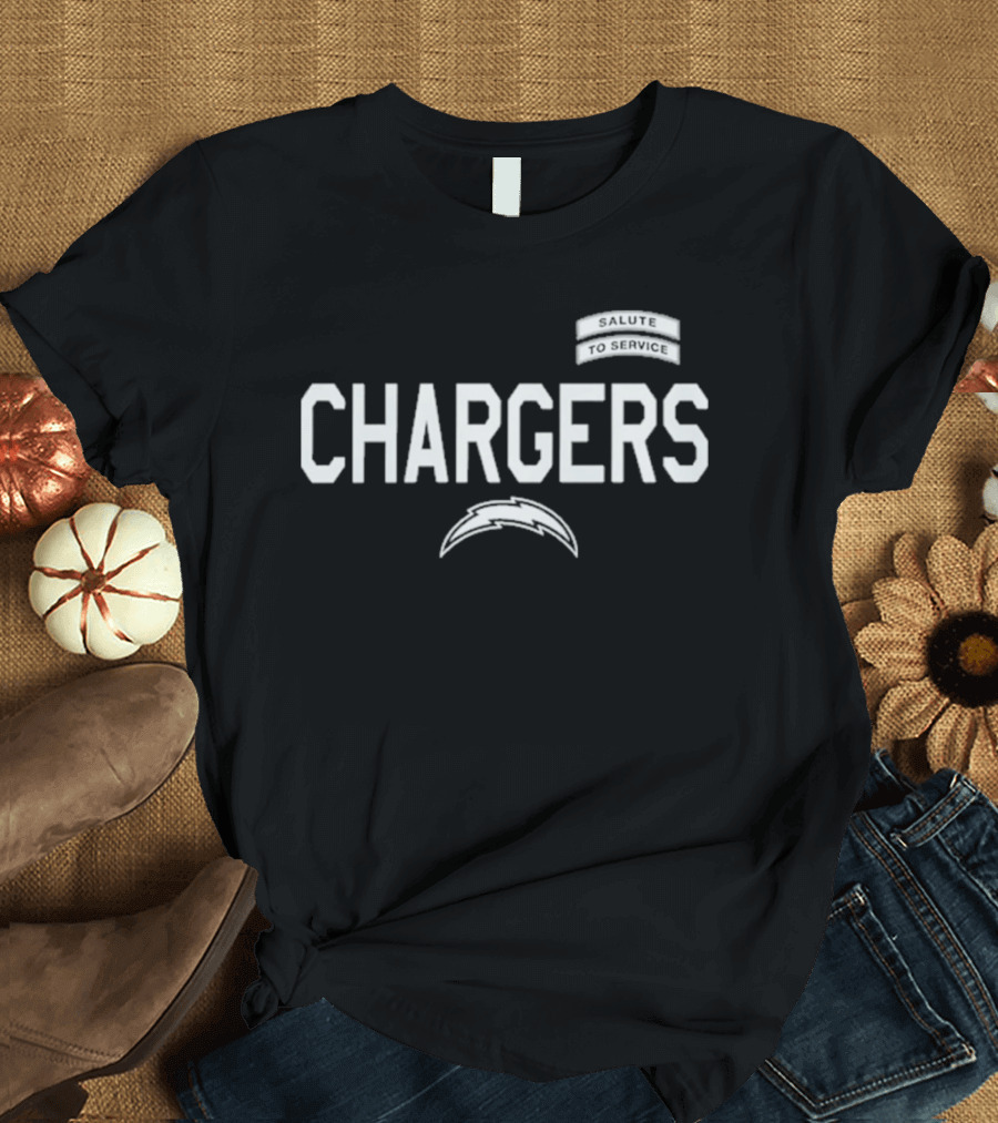 Los Angeles Chargers Salute To Service 2026 T-Shirt