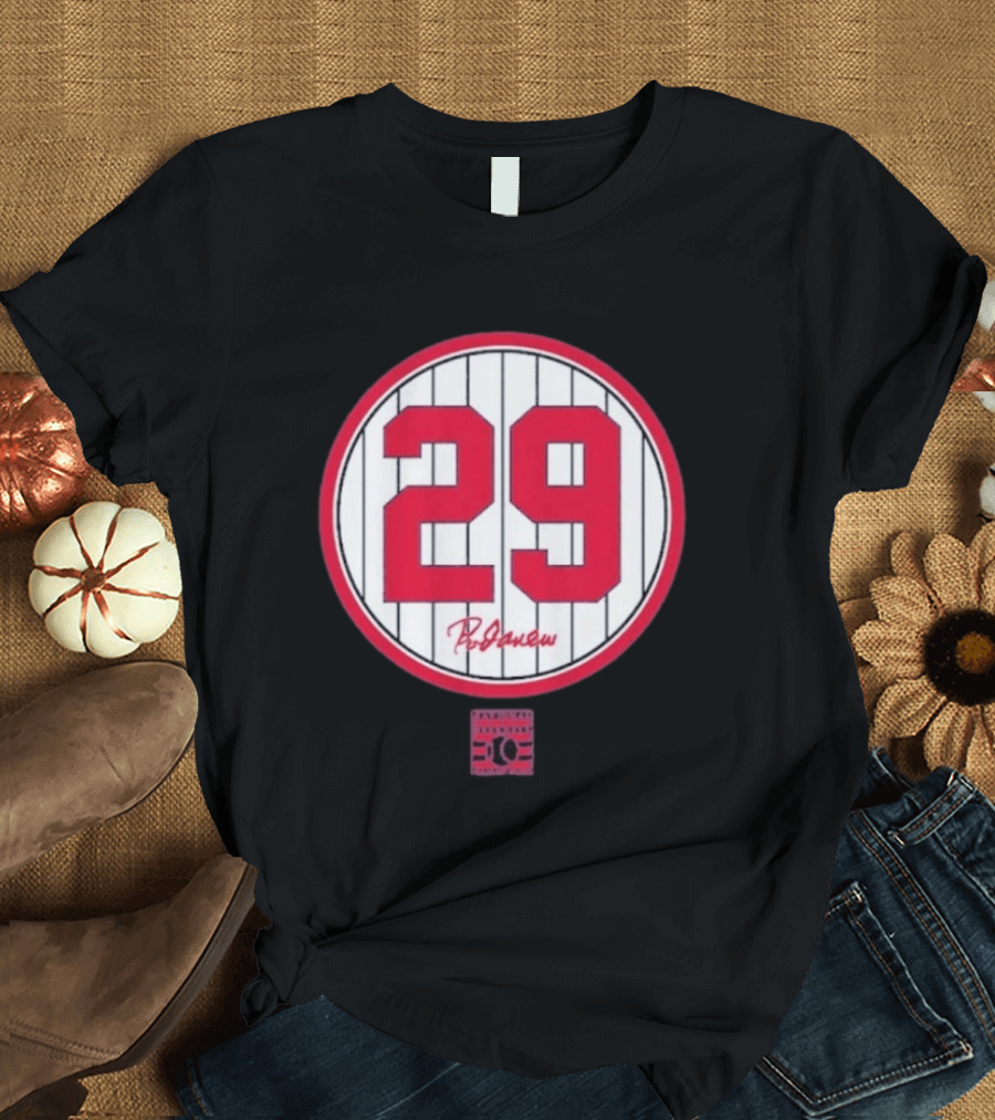 Rod Carew 29 Baseball Hall Of Fame Signature Number T-Shirt