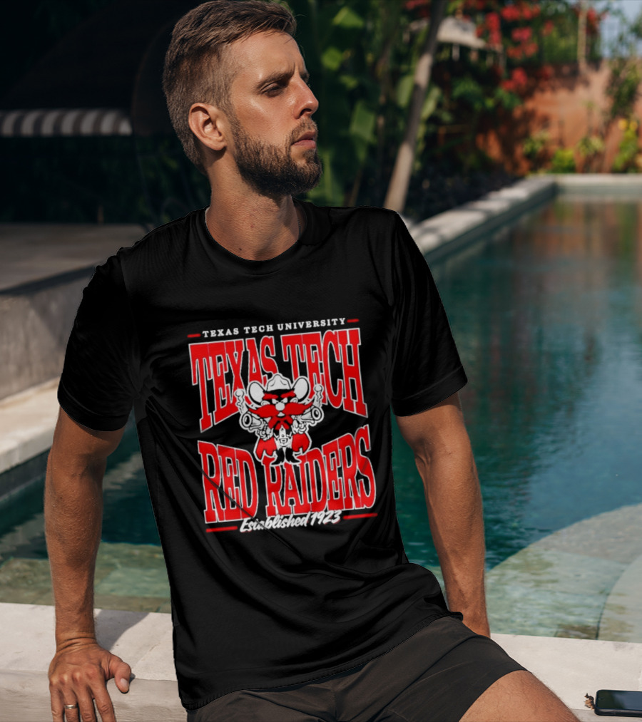 Texas Tech University Red Raiders Guns Up Texas Tech Red Raiders Established 1923 T-Shirt