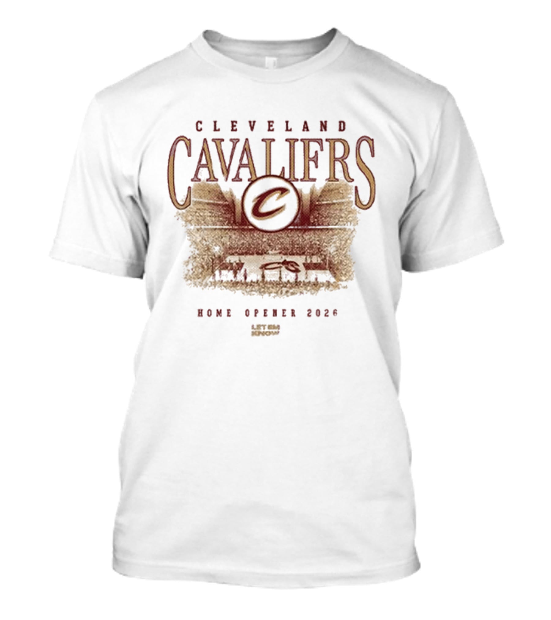 Cleveland Cavaliers Home Opener 2026 Stadium Celebration T-Shirt