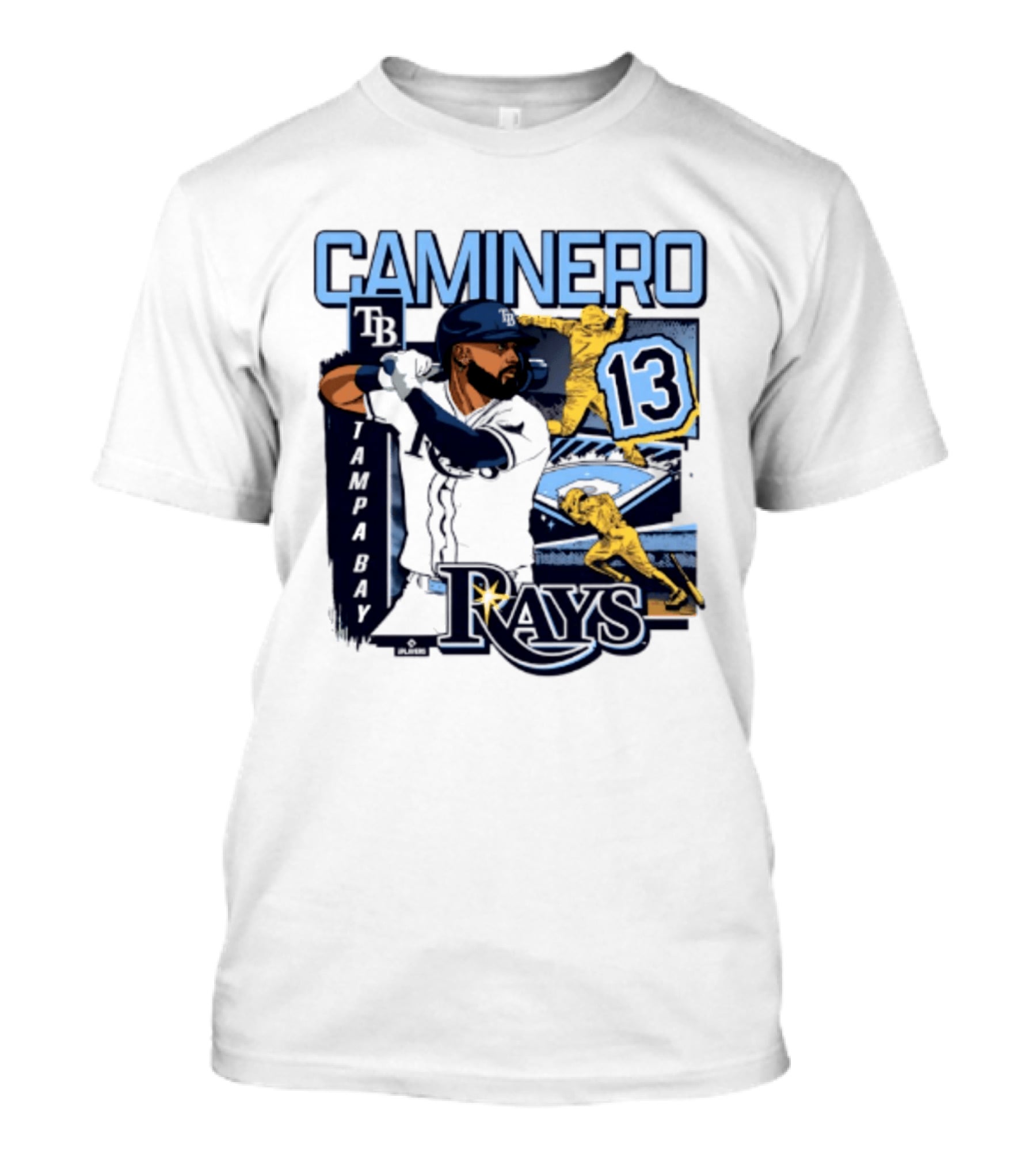 Caminero Tampa Bay Rays 13 Baseball Player T-Shirt