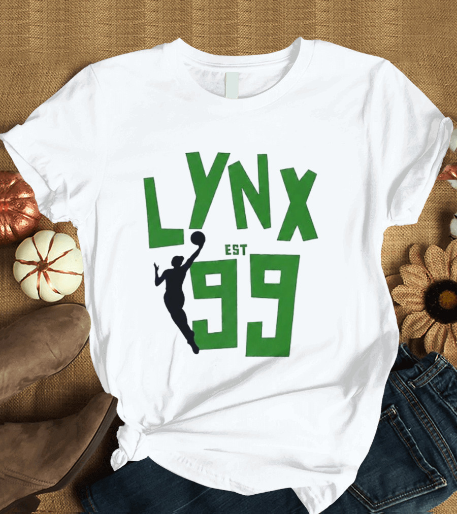 Lynx EST 99 Green Basketball T-Shirt