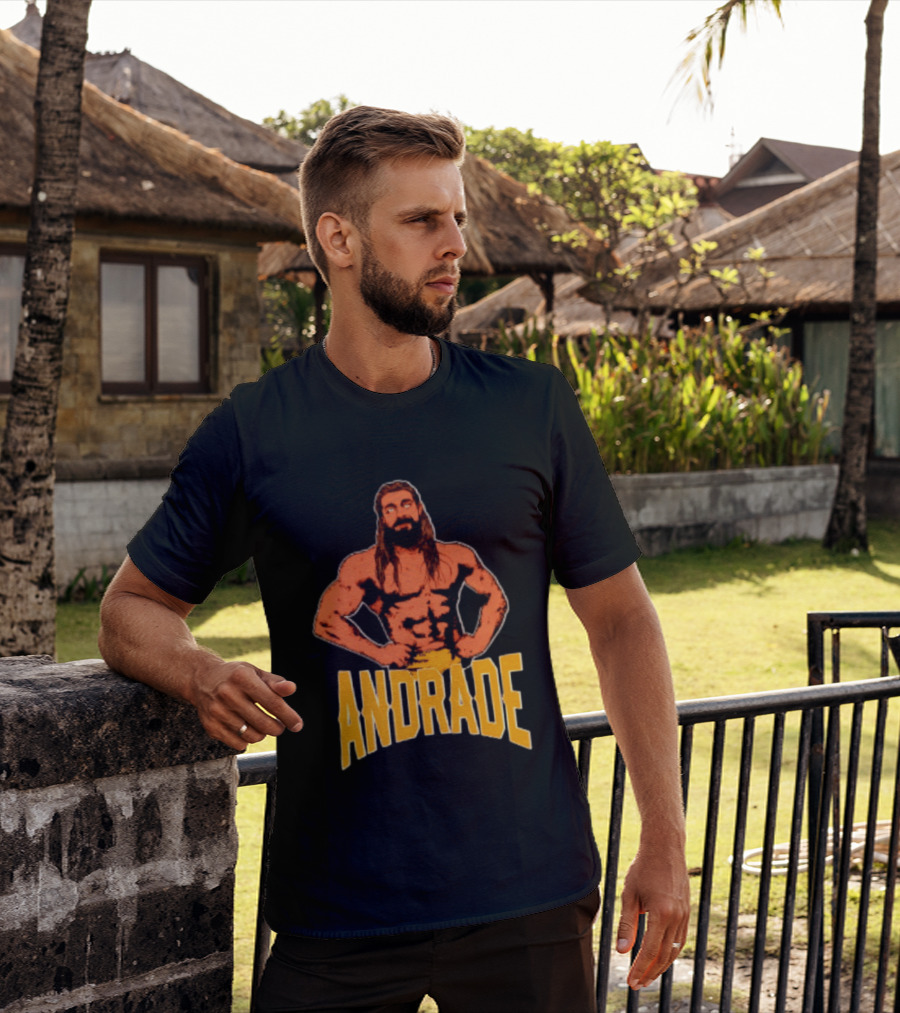 Andrade AEW Wrestling Lucha Libre Iconic Pose T-Shirt