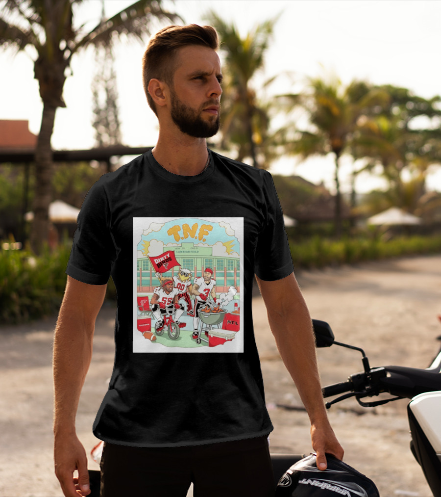 Atlanta Falcons Dirty Birds TNF Lambeau Field Tailgate Cooking T-Shirt