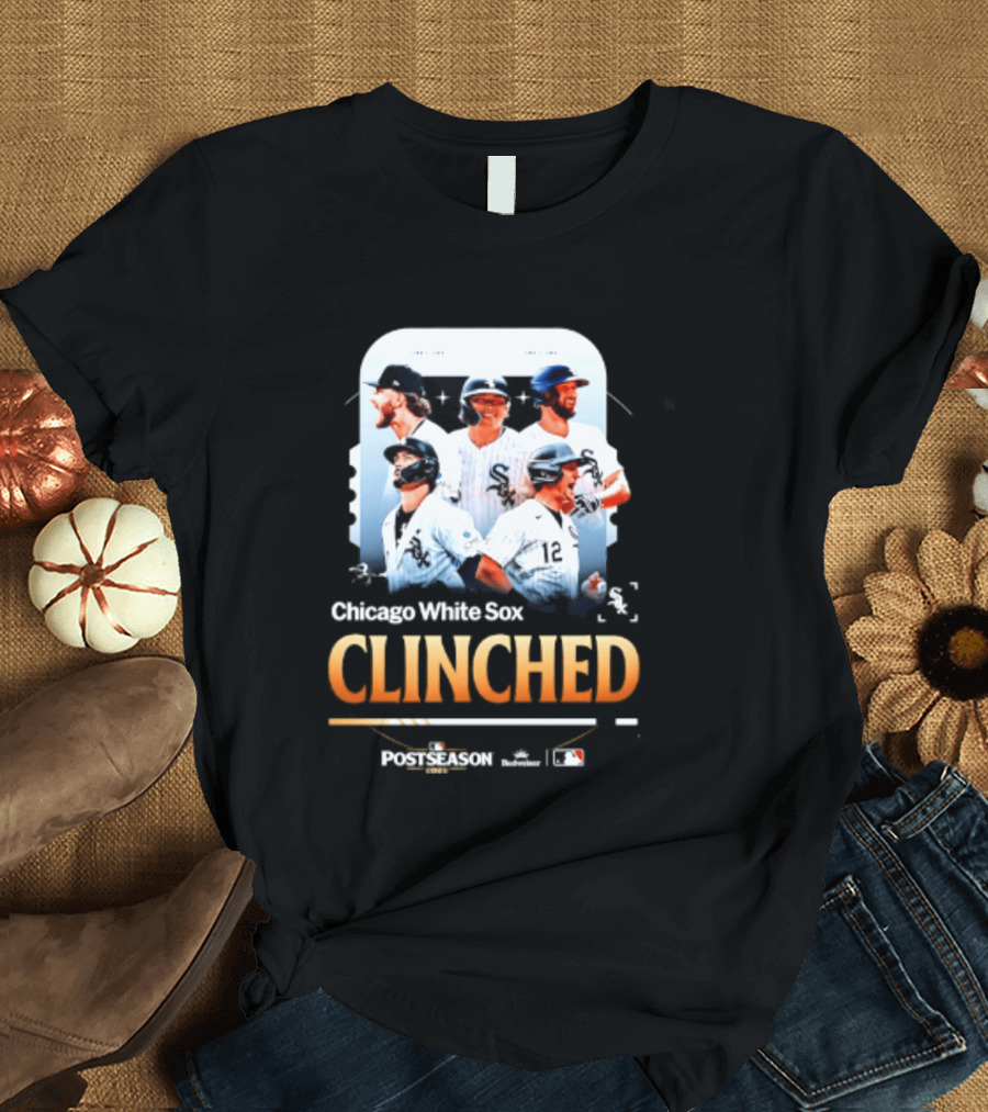 Chicago White Sox Clinched 2026 MLB Postseason Players Celebration T-Shirt