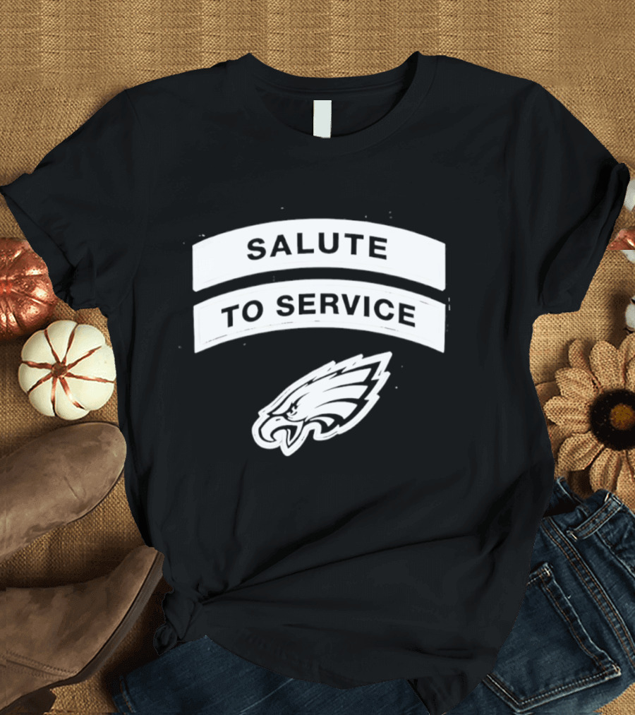 Philadelphia Eagles Salute To Service 2026 T-Shirt