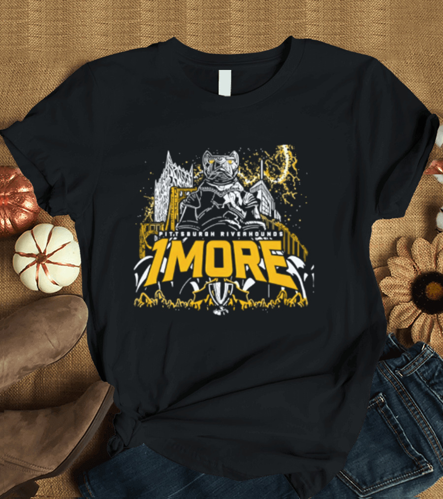 Pittsburgh Riverhounds 1More Trophy Skyline Owl T-Shirt