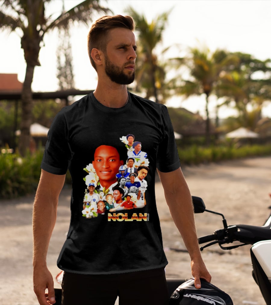 Justice For Nolan Wells 2026 Memorial Collage T-Shirt