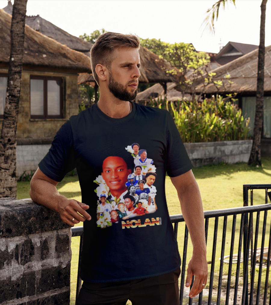 Justice For Nolan Wells 2026 Memorial Collage T-Shirt