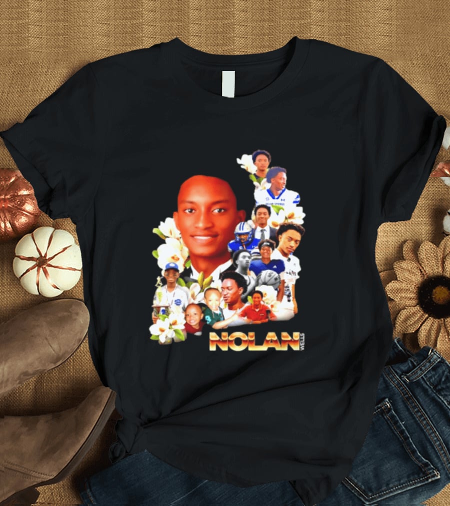 Justice For Nolan Wells 2026 Memorial Collage T-Shirt
