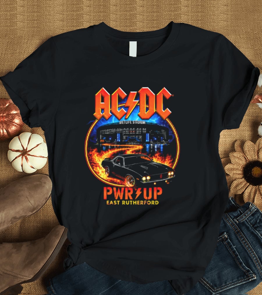 ACDC PWR UP Metlife Stadium East Rutherford 2026 Event September 25 T-Shirt