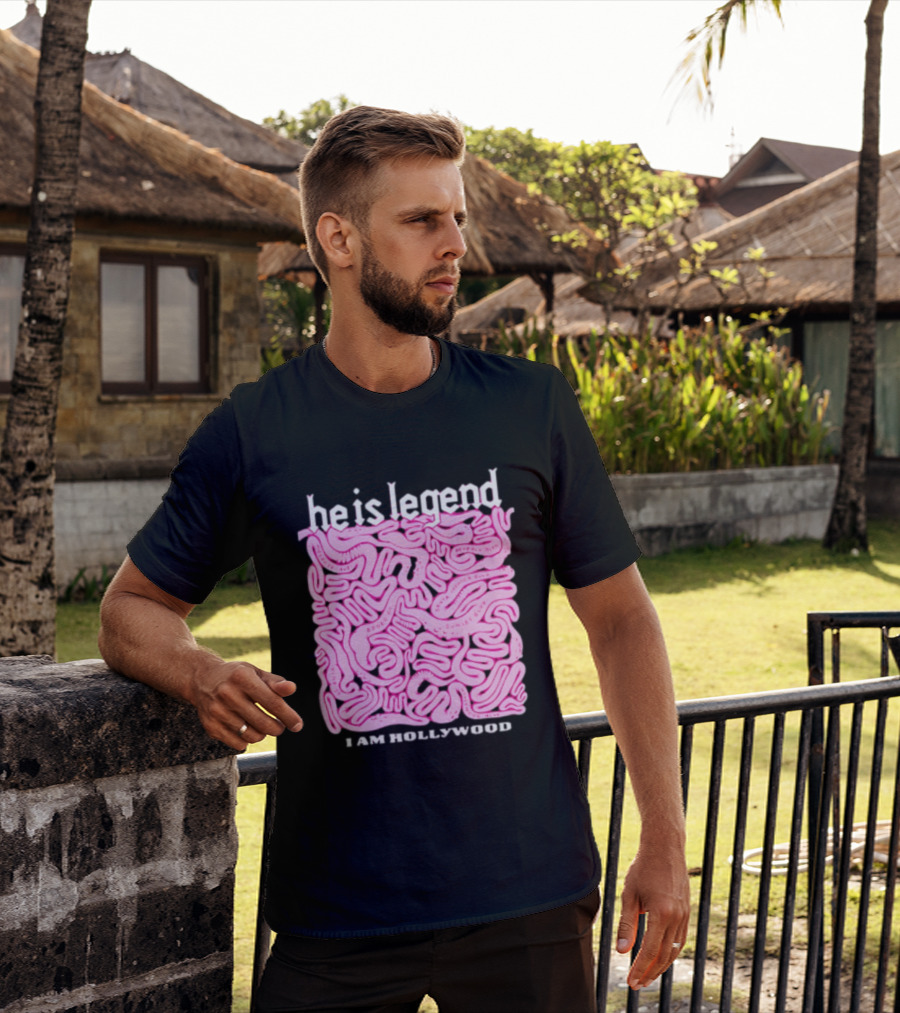 He Is Legend I Am Hollywood Los Angeles Streets Sunset Vine Melrose T-Shirt
