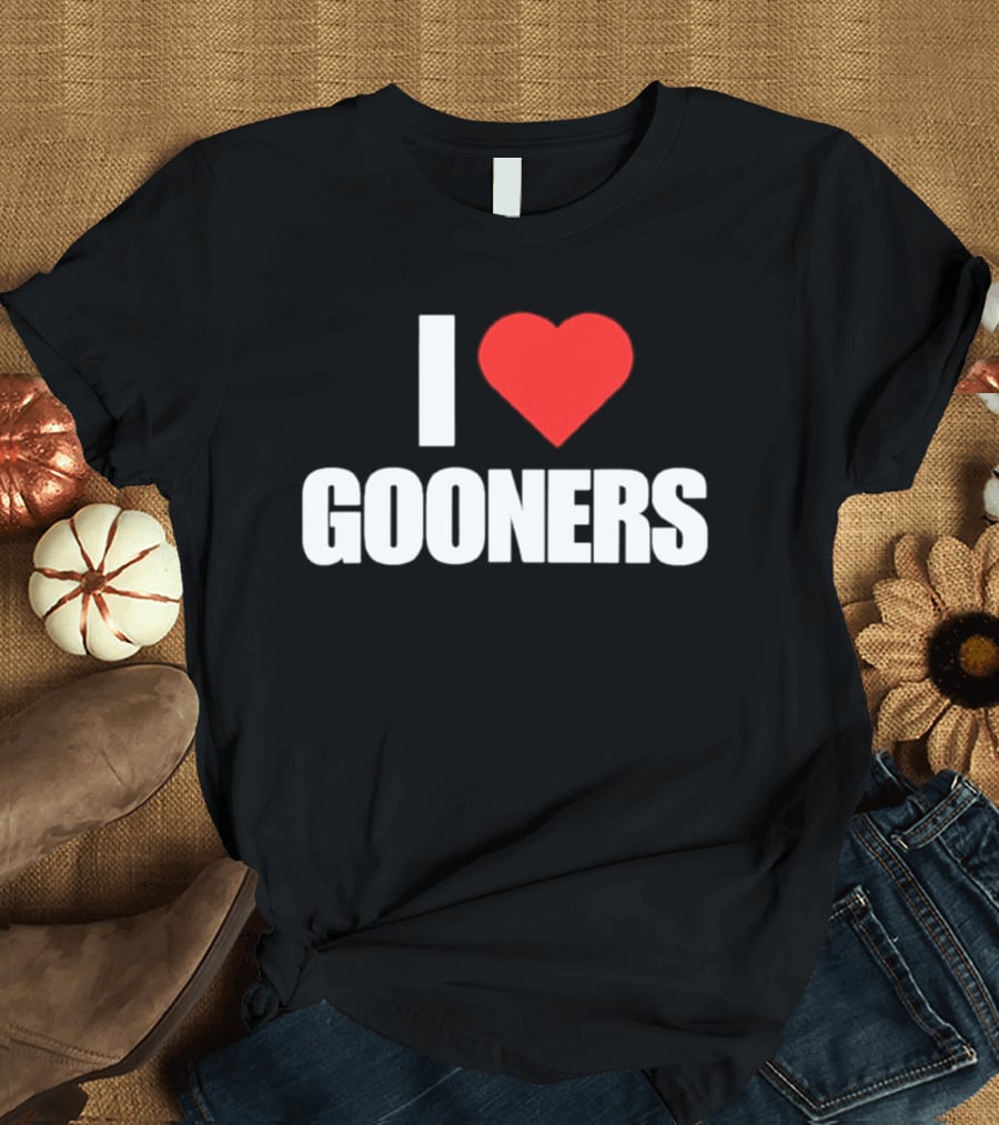 I Love Gooners Arsenal Fan Supporter T-Shirt
