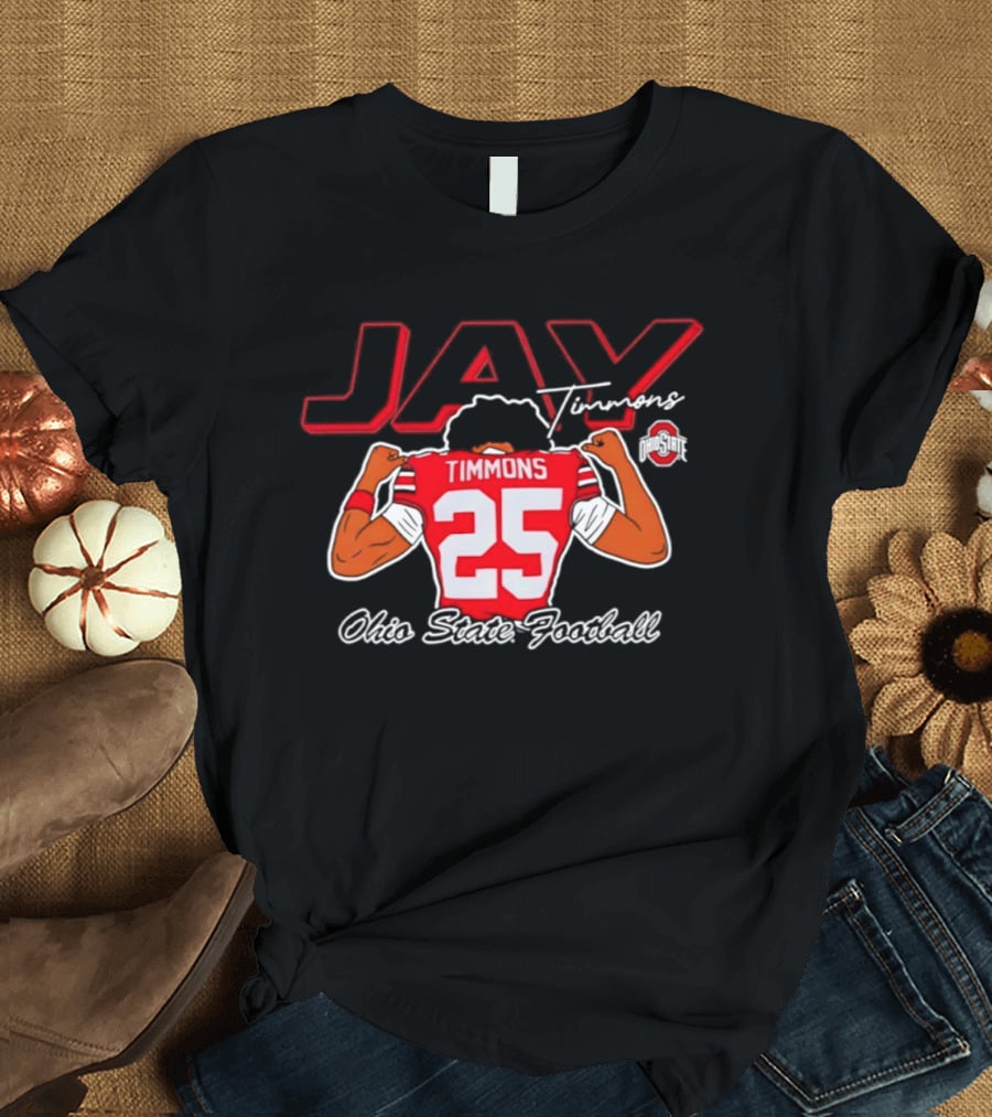 Ohio State Football Jay Timmons 25 Buckeyes T-Shirt