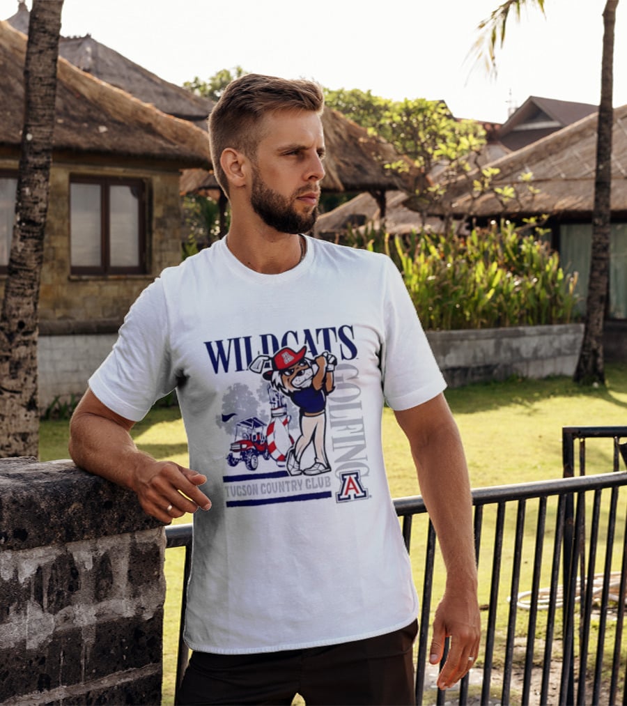 Wildcats Golfing At Tucson Country Club Arizona T-Shirt