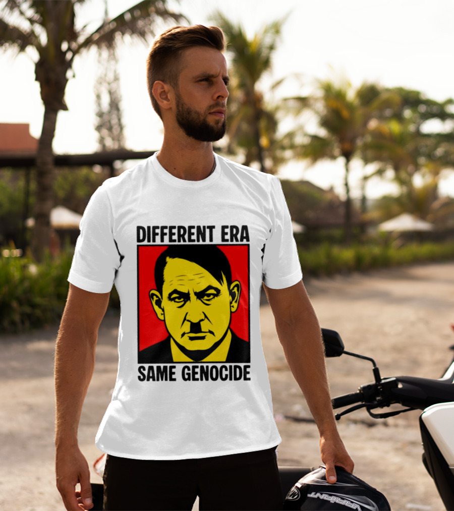Different Era Same Genocide Protest Activism Iconic Political Commentary T-Shirt