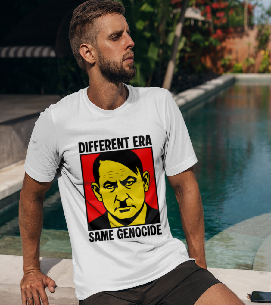 Different Era Same Genocide Protest Activism Iconic Political Commentary T-Shirt