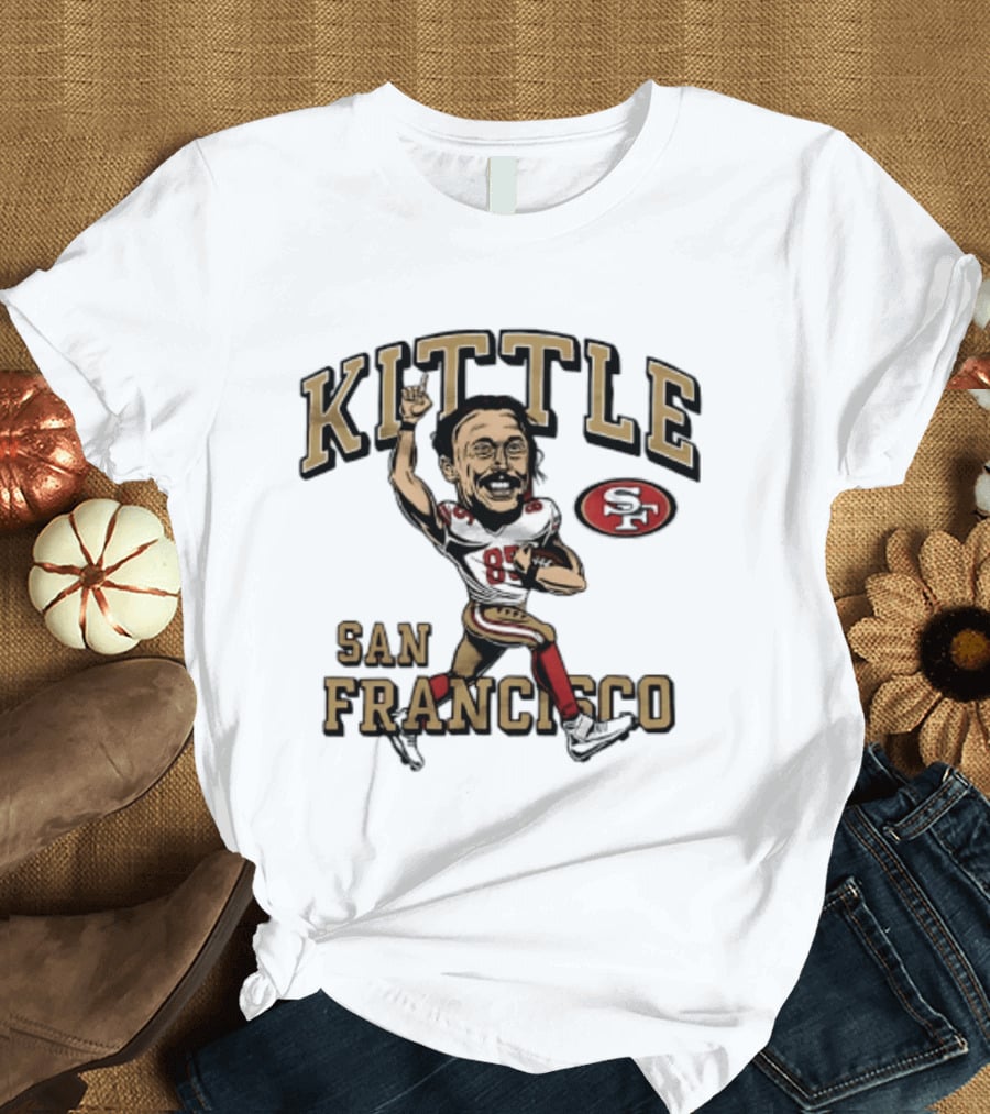 San Francisco 49ers Kittle 85 Player Caricature T-Shirt
