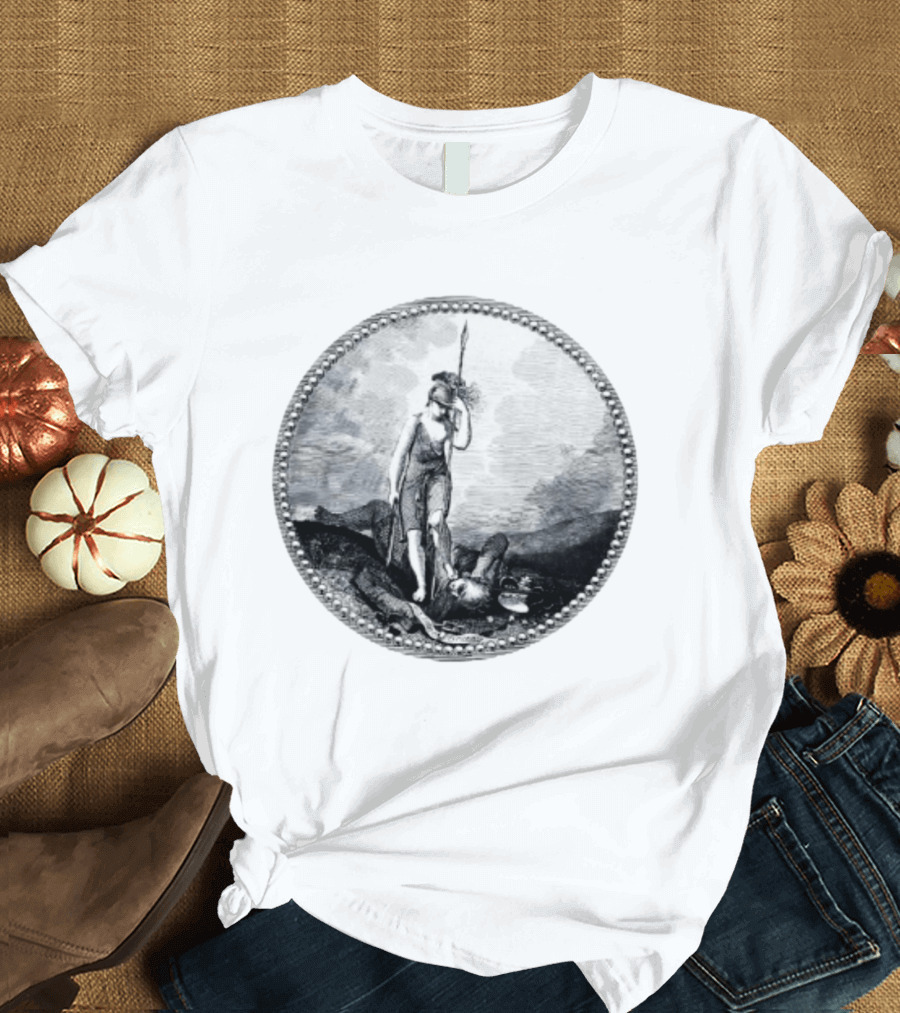 Sic Semper Tyrannis Roman Goddess Victory Seal T-Shirt