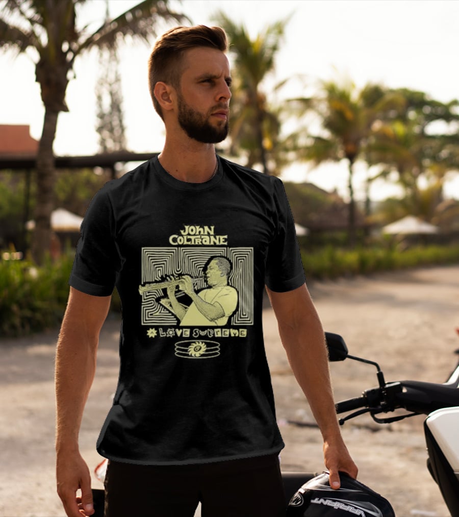 John Coltrane Live Supreme Jazz Iconic Performance T-Shirt