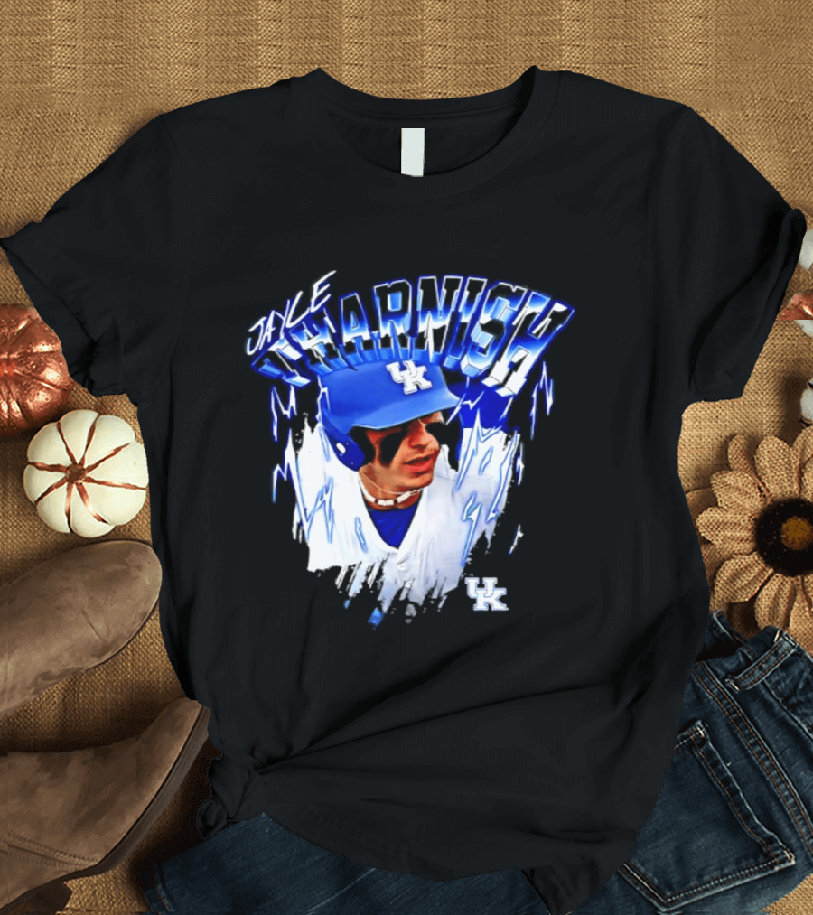 Jayce Tharnish Kentucky Wildcats Baseball UK Helm T-Shirt