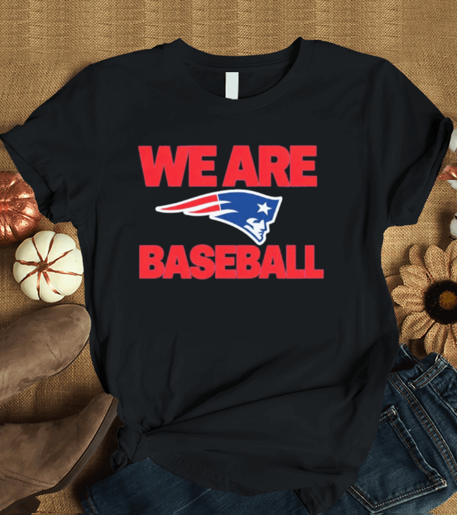 We Are Baseball Patriotic Sports Fusion T-Shirt