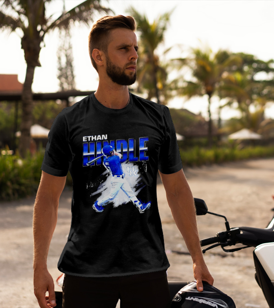 Ethan Hindle Kentucky Wildcats NCAA Baseball Player UK T-Shirt